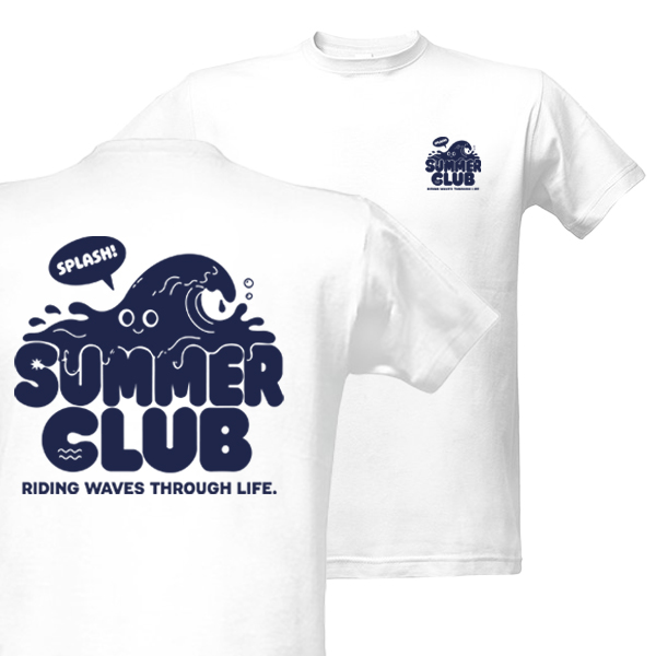Tričko s potiskem Summer Club